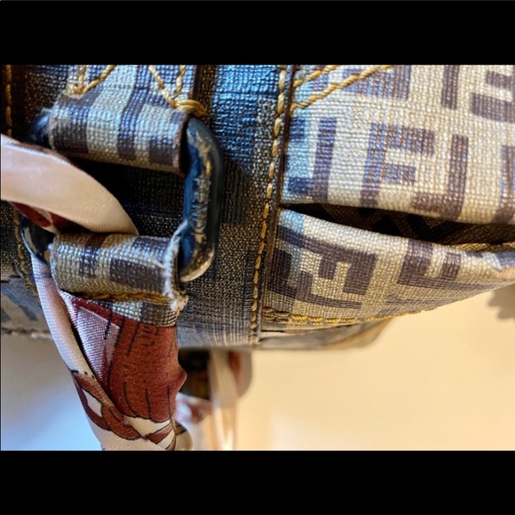 🔥 Fendi Camo zucca bowler doctor hand bag 🔥 - Picture 10 of 15